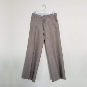 Love Tree Beige 100% Linen Pants Medium